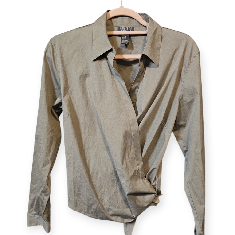 Lafayette New York 148 Wrap Shirt